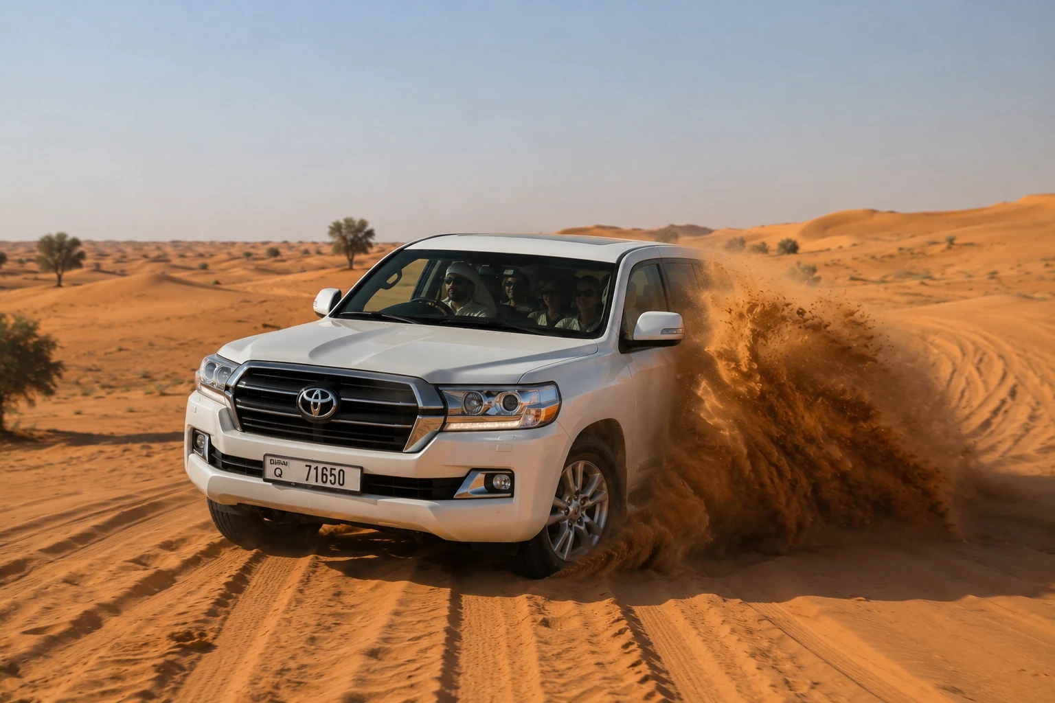 private dubai desert safari with bbq dinner