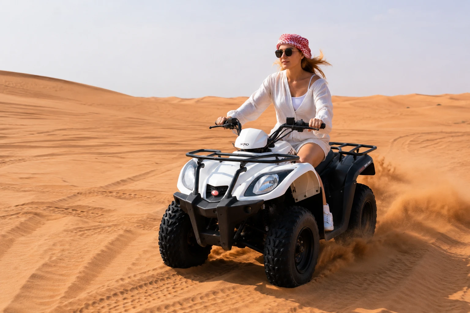 Dubai Desert Safari with Quad Bike & BBQ Dinner