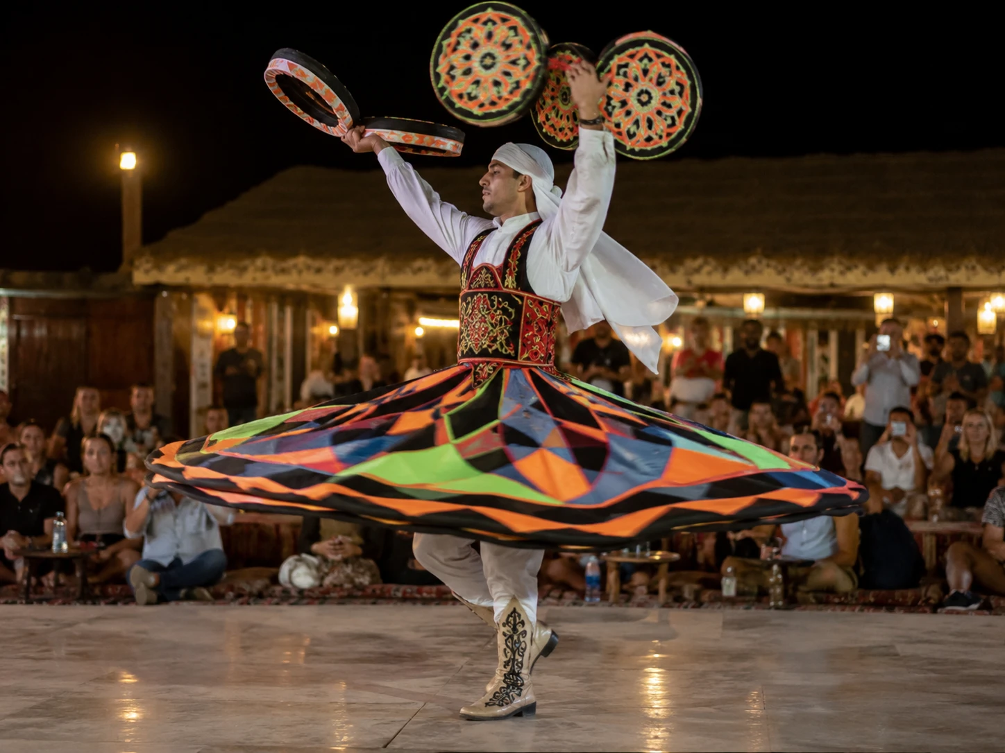 Tanur dance in Dubai Desert Safari