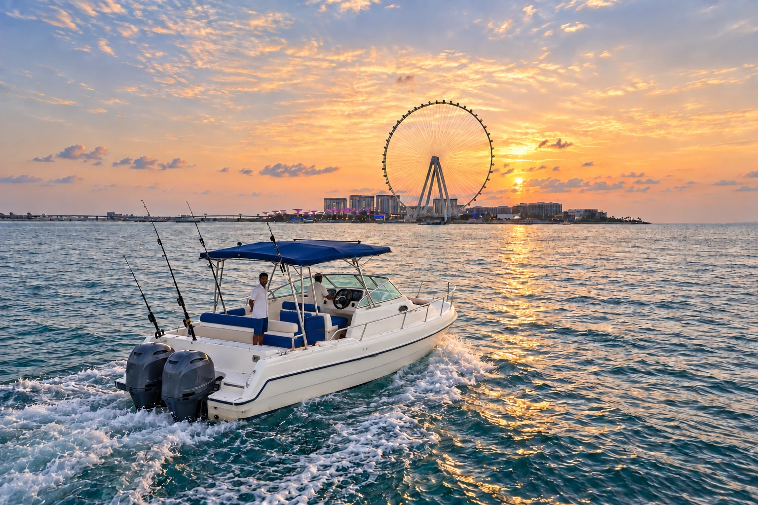 Best time for deep sea fishing during sunset
